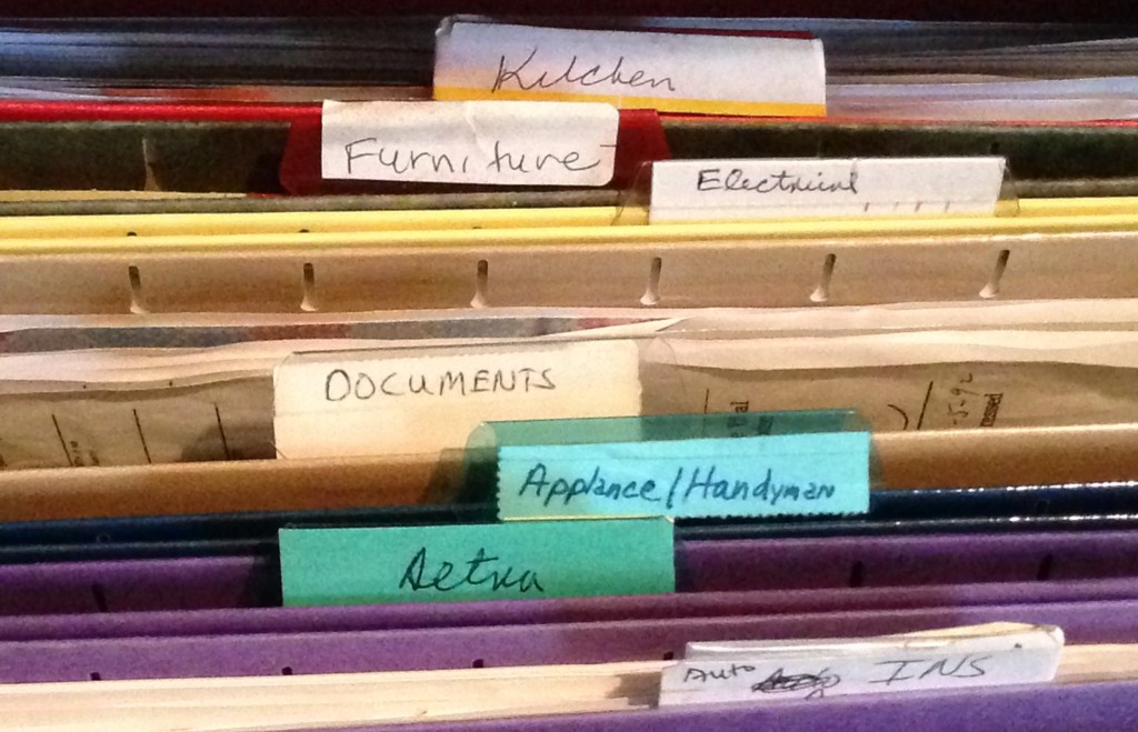 handwritten labels