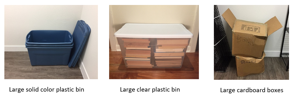 When to Use Cardboard Boxes for Self Storage vs Plastic Bins