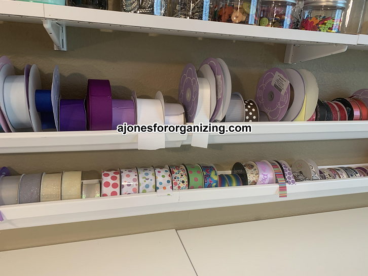 DIY : Reclaimed Ribbon Organizer – Home Style Austin