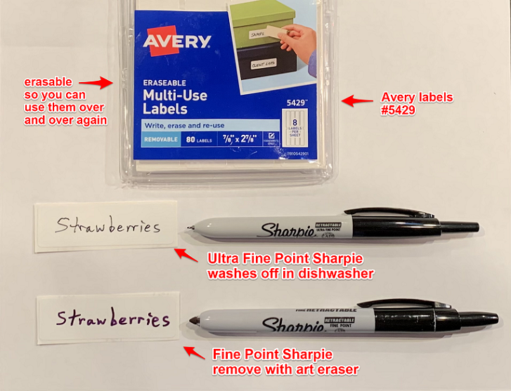 A Jones For Organizing  Label your leftovers with erasable food labels - A  Jones For Organizing